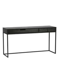 WOOOD Bureau 'Silas' 140 x 44cm, kleur Zwart - thumbnail