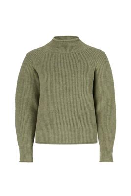 Like Flo winter sweater meisjes teens - groen - Daisy - kort - gebreid