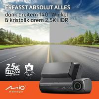 Mio MiVue 955W 4K Ultra HD + Wifi + GPS Dashcam Zwart - thumbnail