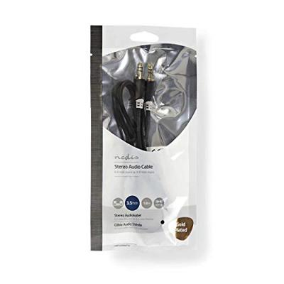 Nedis cabp22000at20 stereo audiokabel 3,5 mm male - 3,5 mm male 2,0 m antraciet