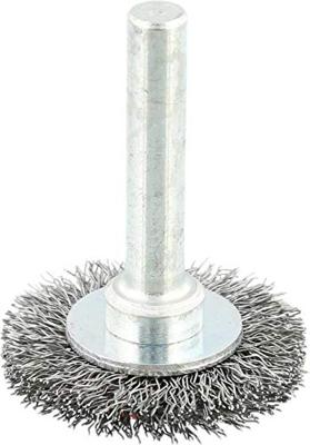 NORTON ronde borstel round brush with 6mm shaf 50x10 steel