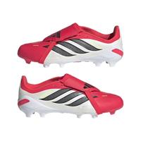 adidas Predator League FT Gras Voetbalschoenen (FG) Kids Rood Wit Zwart - thumbnail