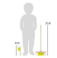 Veegset - Bezem, stoffer & blik, handborstel - thumbnail