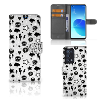 Telefoonhoesje met Naam OPPO Reno 6 Pro Plus 5G Silver Punk - thumbnail