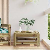 Tuinvoetenbank geïmpregneerd grenenhout - thumbnail