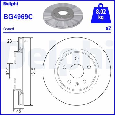Remschijf BG4969C Remschijf BG4969C