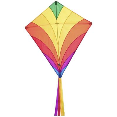 HQ Eenlijns Vlieger Eddy Rainbow Spanwijdte 680 mm Geschikt voor windsterkte 2 - 5 bft HQ Eenlijns Vlieger Eddy Rainbow Spanwijdte 680 mm Geschikt voor windsterkte 2 - 5 bft