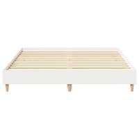 Bedframe zonder matras 150x200 cm spaanplaat wit - thumbnail