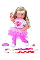 Zapf Creation Baby Born Carla 43 cm + Haaraccessoires - thumbnail