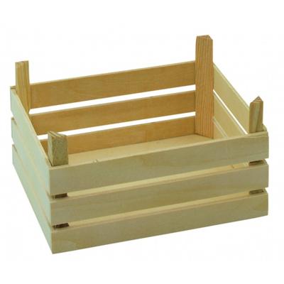 Goki houten groenteen fruitkist, set van 3 Goki houten groenteen fruitkist, set van 3