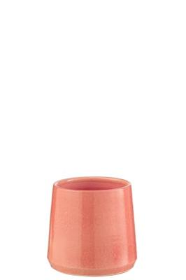 J-Line bloempot Rond - keramiek - roze - small - Ø 18 cm