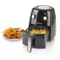 Gourmetmaxx XL 1500W Heteluchtfriteuse 2,5 l Enkel Zwart, Zilver Vrijstaand - thumbnail