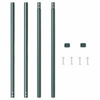 Hekpalen 2 pcs Groen 200 cm Poedergecoat staal - thumbnail