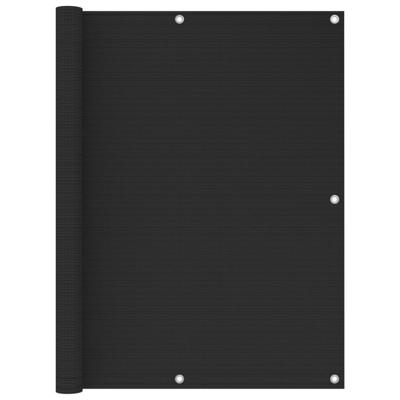 Balkonscherm 120x500 cm HDPE antraciet