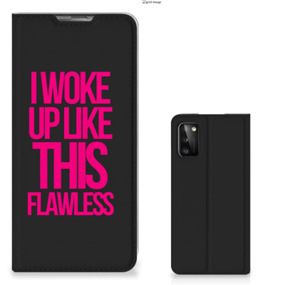 Samsung Galaxy A41 Hoesje met tekst Woke Up - Origineel Cadeau Zelf Maken Samsung Galaxy A41 Hoesje met tekst Woke Up - Origineel Cadeau Zelf Maken