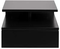 Bendt Zwevend nachtkastje 'Cecilie' met lade, kleur zwart - thumbnail