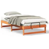 Bedframe met Draaghandvatten Bruin 90 x 190 cm - thumbnail