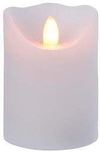 LED flakkerkaars 7x9cm wit - 5509400