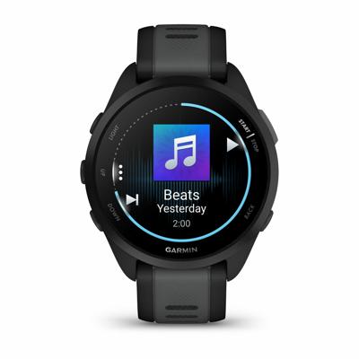 Smartwatch GARMIN Forerunner 165 Music Zwart Grijs Zilverkleurig 1,2" 43 mm