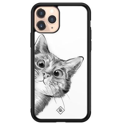 iPhone 11 Pro glazen hardcase - Peekaboo