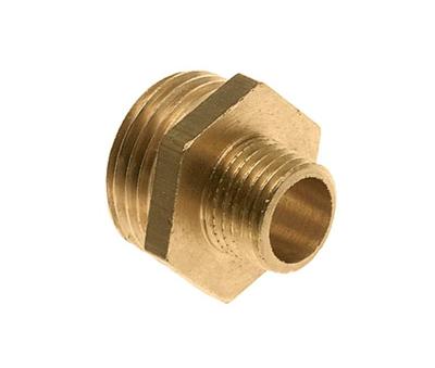 Bonfix messing verloopnippel - 1 x 1/2 Buitendraad