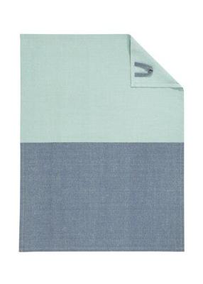 Cawö Cawö Duo Cuisine Theedoek 50/70 nachtblau/mint