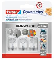 tesa Powerstrips Small Kleefhaak 3 stuks Wit, RVS Inhoud: 3 stuk(s) - thumbnail