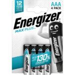 Enerdis Energizer max plus lr03 aaa blister 4 stuks - thumbnail