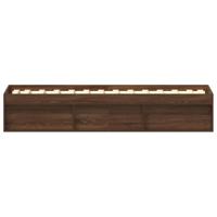 Bedframe bruin eikenkleur 90x200 cm - thumbnail