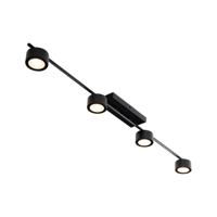 Plafondlamp 4 spots zwart Nordlux Clyde 115cm - thumbnail