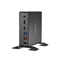 Shuttle nc40u xpc nano pc nc40u mini pc barebone, intel celeron 7305u, 6x usb3.2, 2x m.2, lan, 24/7 - thumbnail