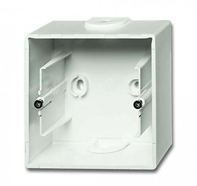 Busch-Jaeger 2CKA001799A0921 Opbouwbehuizing 1-voudig Mat, Verkeerswit, Wit 1 stuk(s)