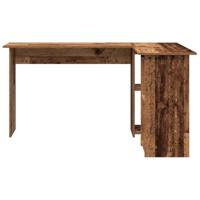 Bureau met plank Oud hout 142 x 102 x 73 cm Bewerkt hout - thumbnail