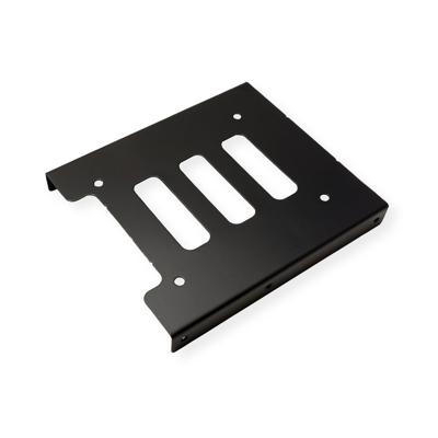 ROLINE montage adapter, 3,5 inch frame voor 1x 2,5 HDD/SSD, metaal, zwart
