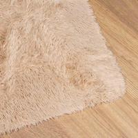 Hoogpolig vloerkleed NAVARRA 130x200 cm polyester beige - thumbnail