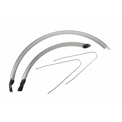 Falkx Spatbordenset cr20a 28 inch 60 mm kunststof grijs