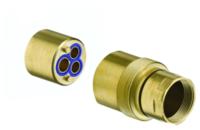 Hansgrohe verlengset voor inbouw wandkraan 13622180 Chroom - thumbnail