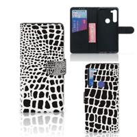 Motorola G8 Power | Telefoonhoesje | Met pasjeshouder | Slangenprint - thumbnail