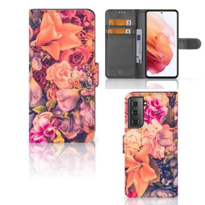 Samsung Galaxy S21 Hoesje Bosje Bloemen Samsung Galaxy S21 Hoesje Bosje Bloemen