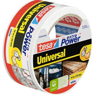 tesa UNIVERSAL 56348-00005-05 Textieltape tesa extra Power Wit (l x b) 10 m x 50 mm 1 stuk(s) tesa UNIVERSAL 56348-00005-05 Textieltape tesa extra Power Wit (l x b) 10 m x 50 mm 1 stuk(s)