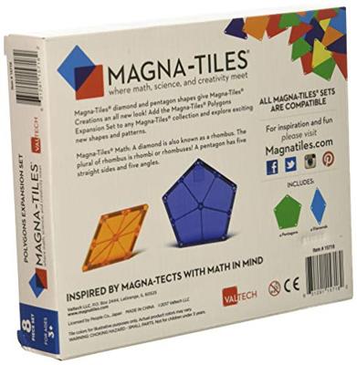 Magna-Tiles Veelhoeken uitbreidingsset 8 stuks