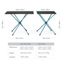 Helinox Cafe Table Regular Tafel Black - thumbnail