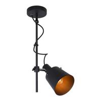 Lucide QUINNY Plafondspot 1xE27 - Zwart - thumbnail