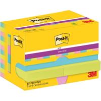 Memoblok Post-it 622 Super Sticky 47,6x47,6mm Cosmic 12 stuks - thumbnail
