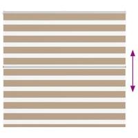 Zebra Blind 155x100 cm stofbreedte 150,9 cm polyester zandbruin - thumbnail