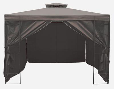 Premium Zijwanden Voor Tuinpaviljoen Antraciet - 4 Delig