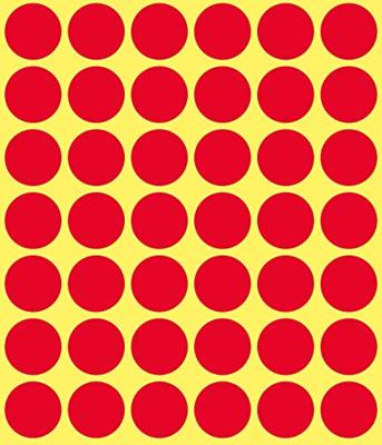 Avery Ronde etiketten diameter 18 mm, rood, 1.056 stuks