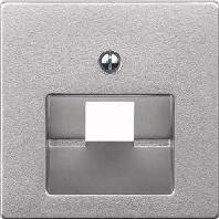 Merten 298360 UAE-, IAE-, ISDN-contactdoos Afdekking Aluminium 1 stuk(s) - thumbnail