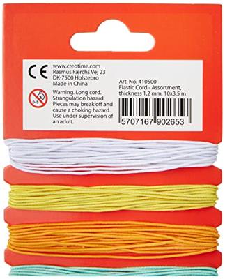 Creativ Company Elastiek kleur dikte 1mm, 10x3,5m Creativ Company Elastiek kleur dikte 1mm, 10x3,5m