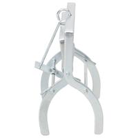 Mollenvallen 4 st gegalvaniseerd staal zilverkleurig - thumbnail